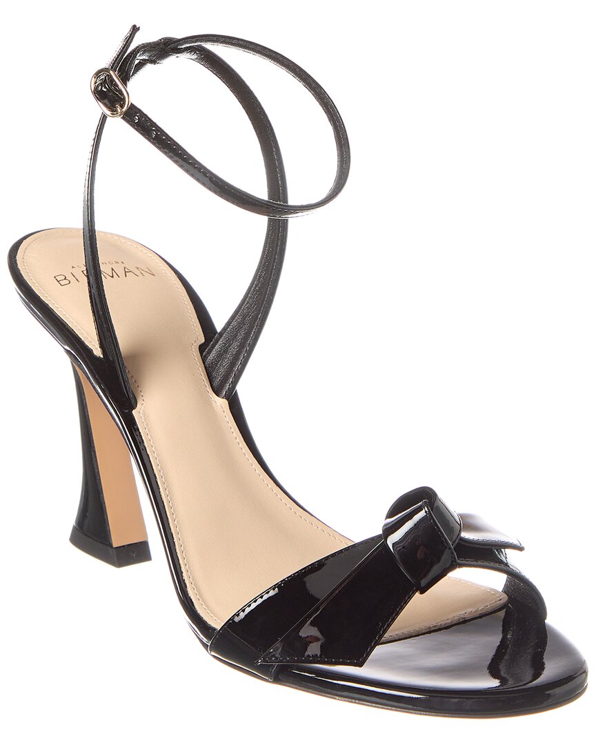 Лакированные сандалии Alexandre Birman Clarita Bell 85, черный