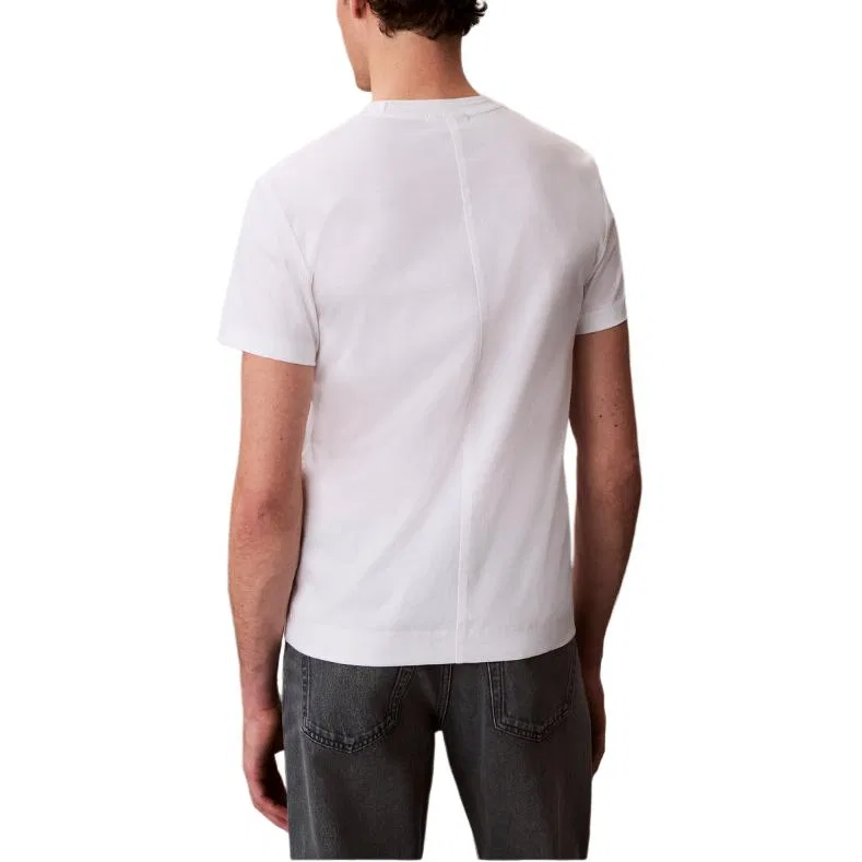 Футболка мужская bright white crew neck Calvin Klein — фото 3