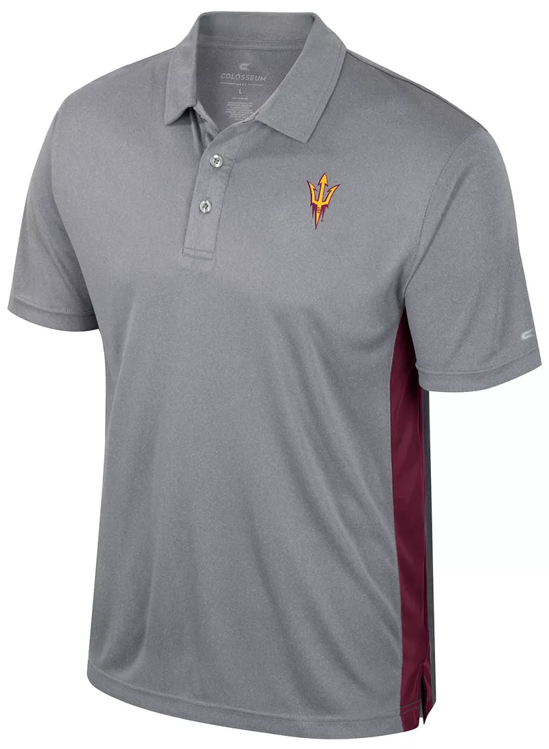

Мужская футболка-поло Colosseum State Arizona Sun Devils Heather Grey