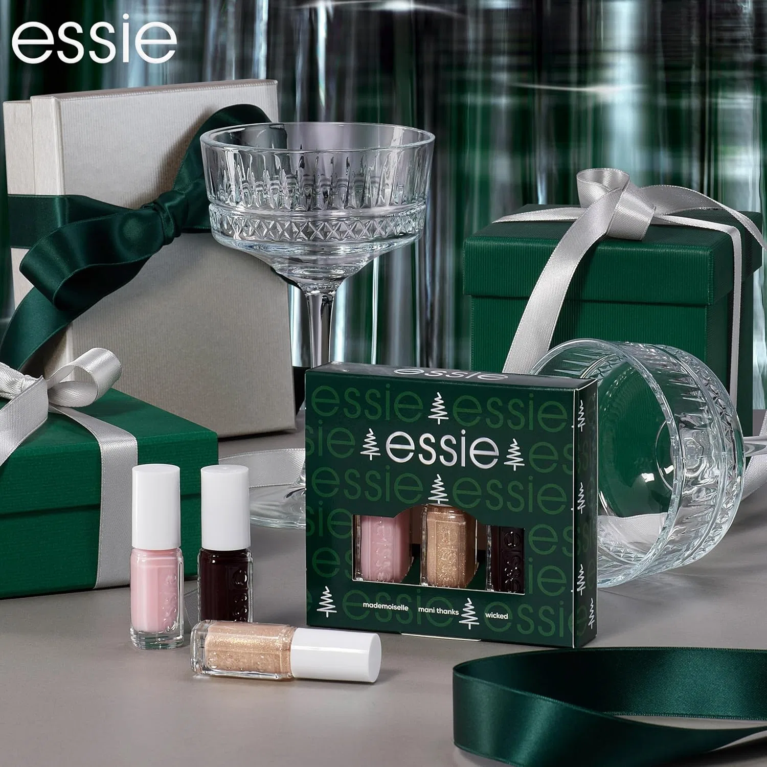 Набор мини-лаков для ногтей «Mini Trio Kit XMAS» от essie Essie — фото 4