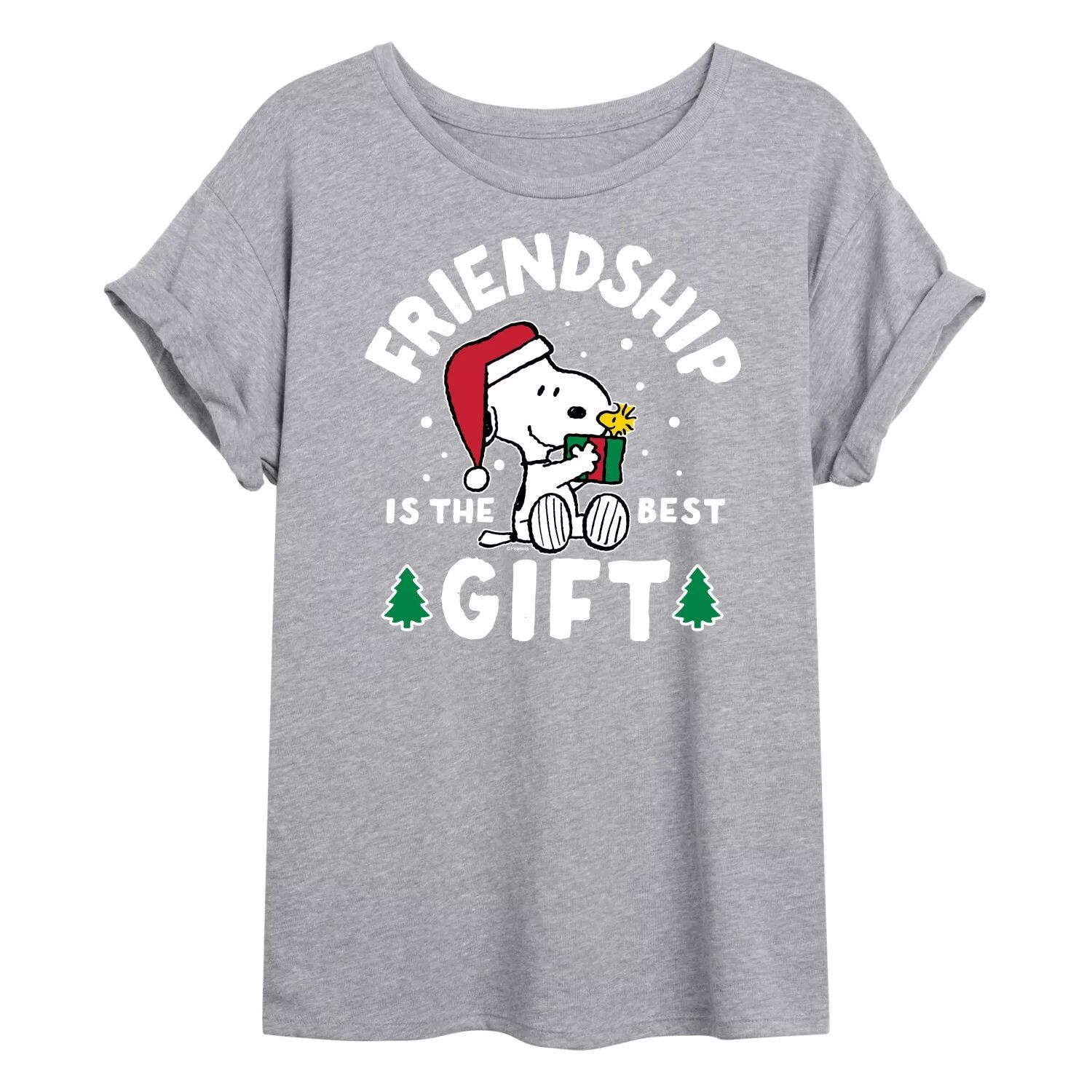 

Детская струящаяся футболка Peanuts Christmas Friendship Licensed Character