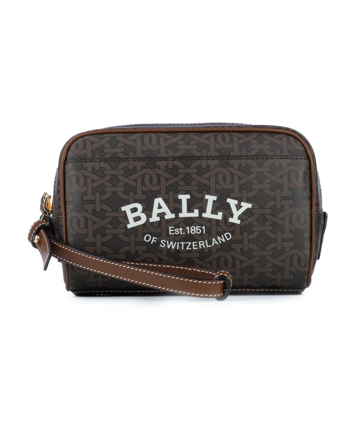 

Элегантный клатч бордового цвета Bally, коричневый