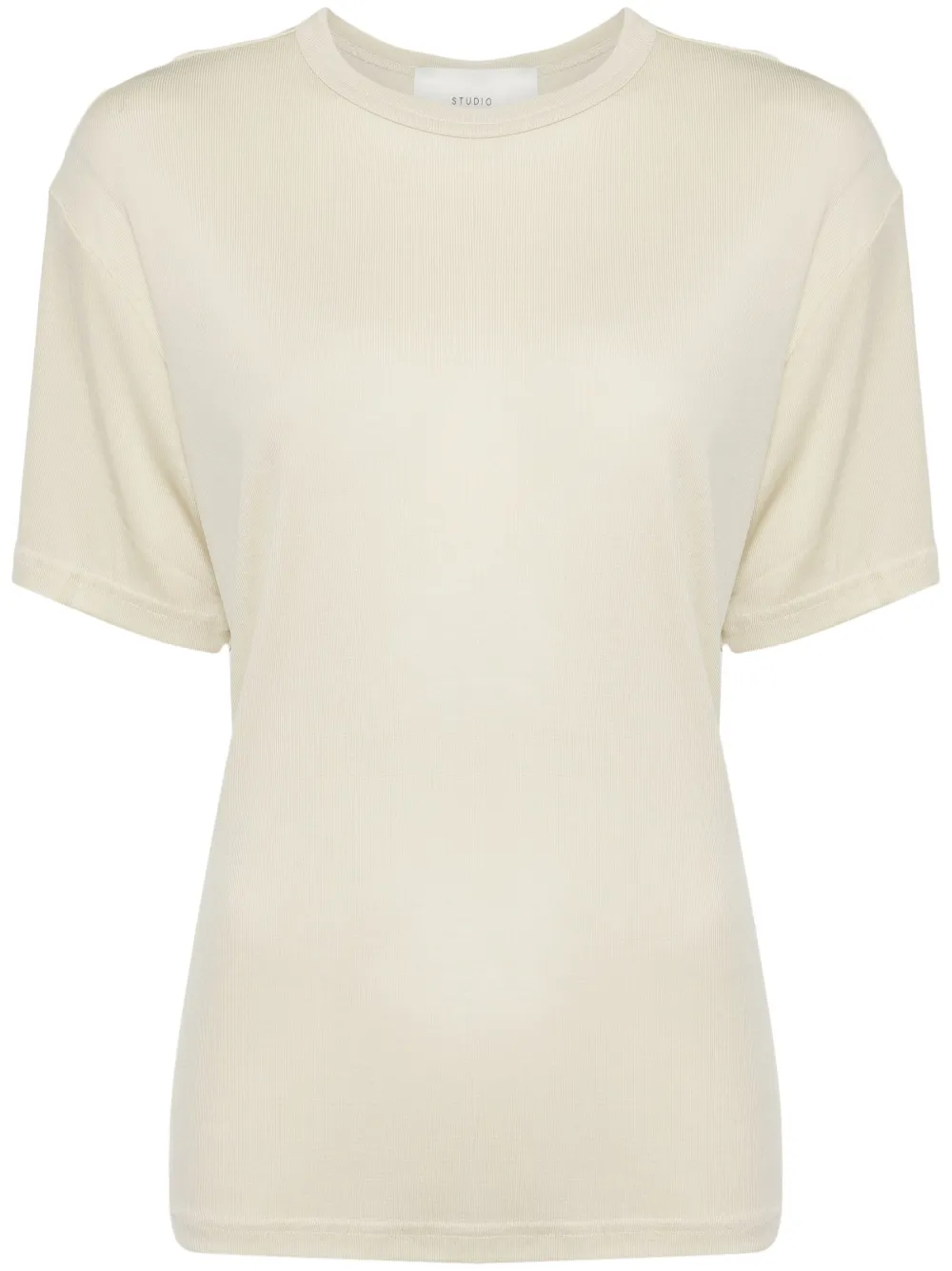 

Футболка с круглым вырезом Studio Nicholson, нейтральный