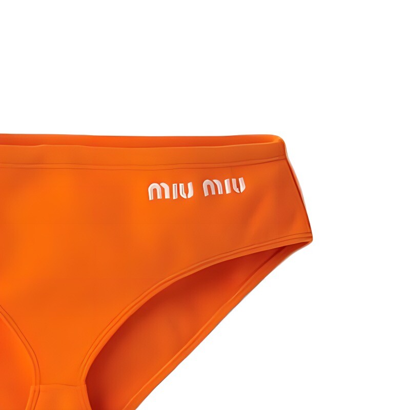 Бикини женские оранжевые Miu Miu — фото 2