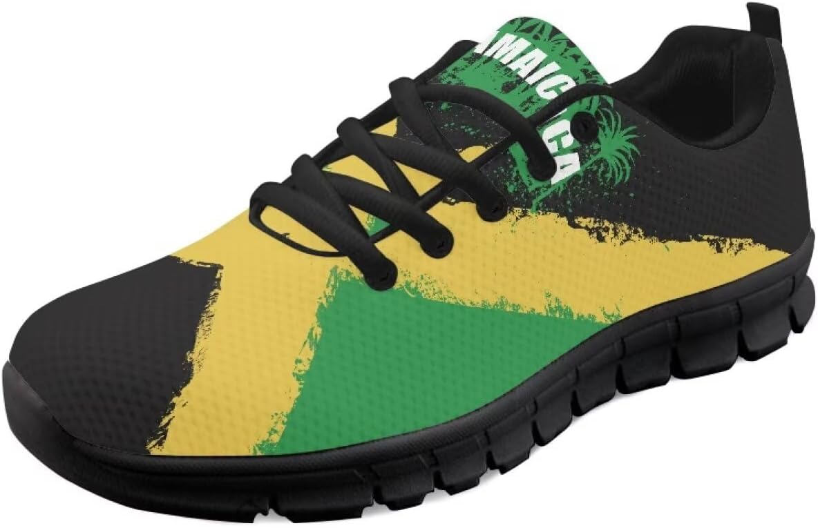 

Мужские теннисные кроссовки легкие, дышащие, из сетки для повседневной носки Yreiwoby, Jamaica Flag