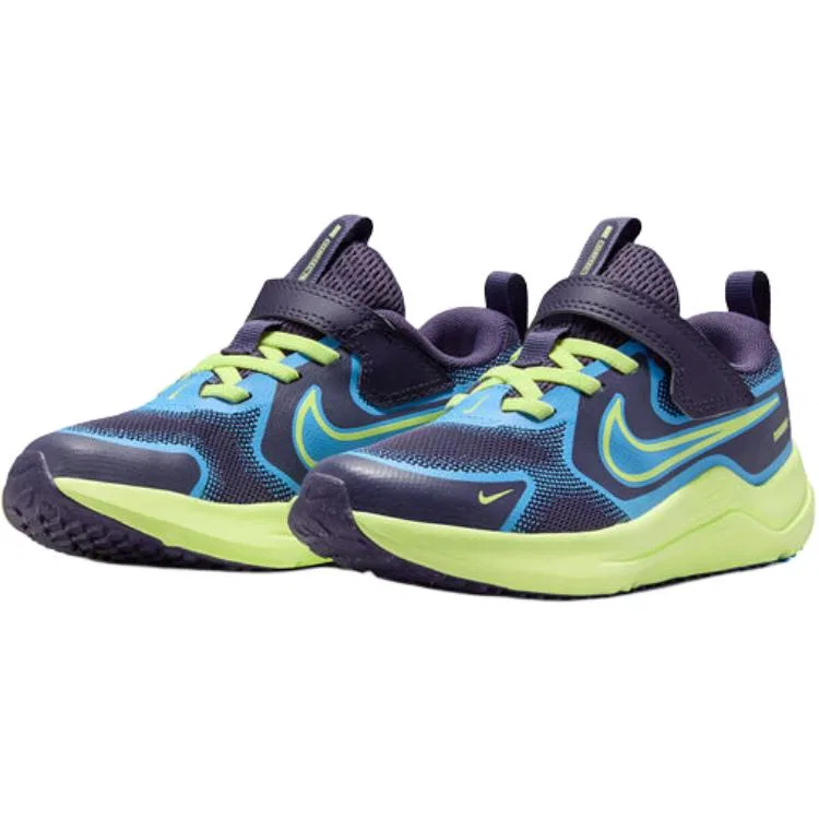 Кроссовки Cosmic Runner Low Top Running Shoes Blue Green Kids' Nike — фото 4
