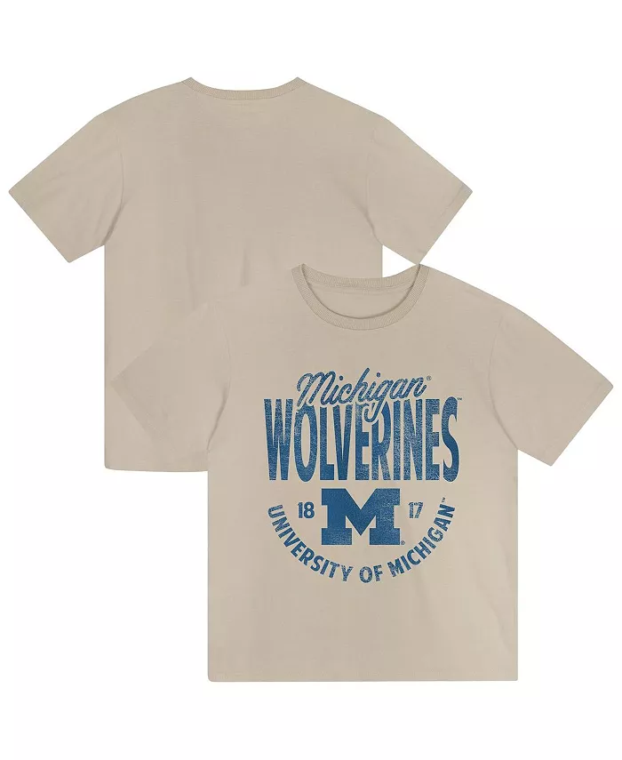 

Футболка для малышей Michigan Wolverines News Flash с загаром Outerstuff