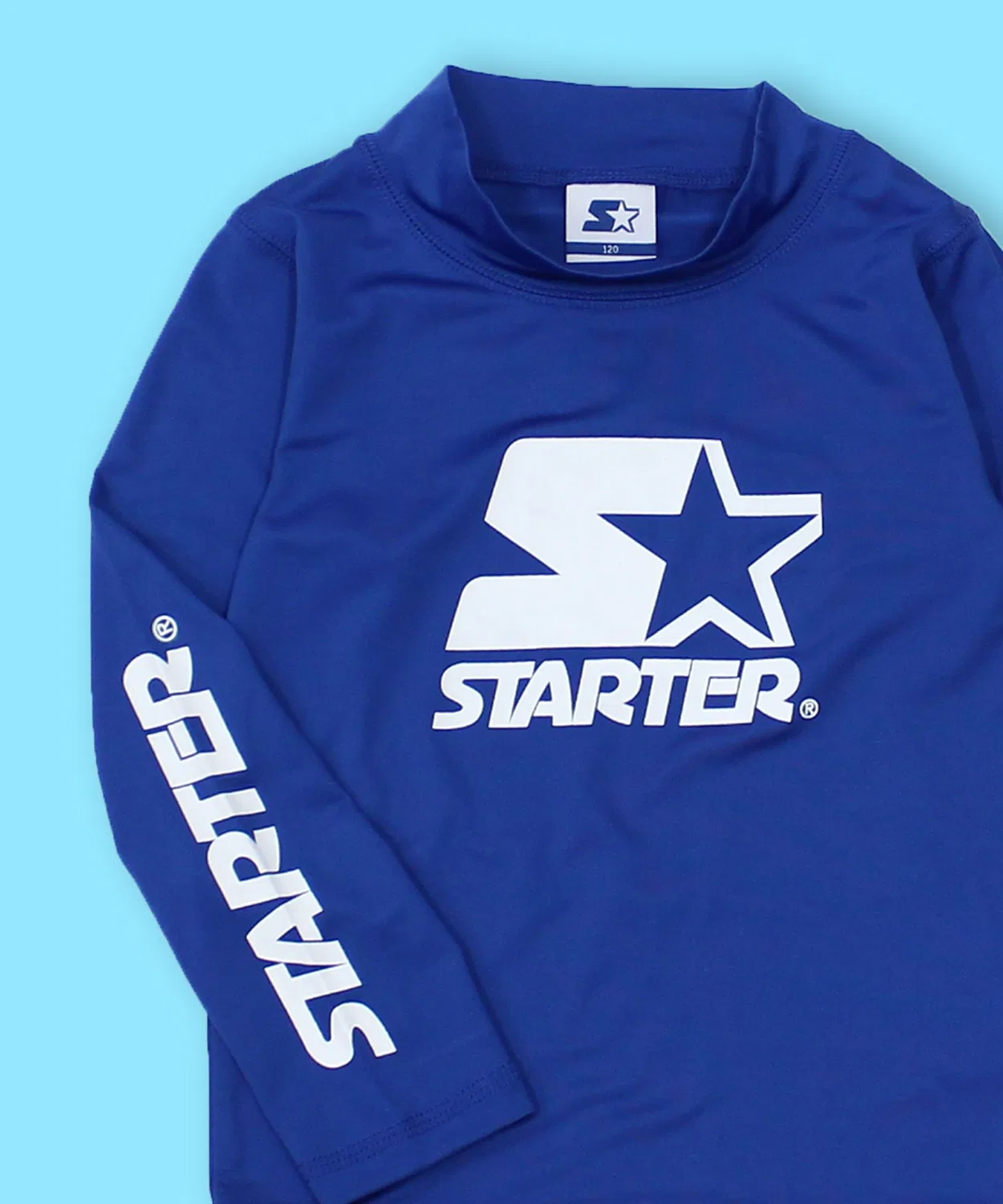 Рашгард детский с длинным рукавом STARTER синий
