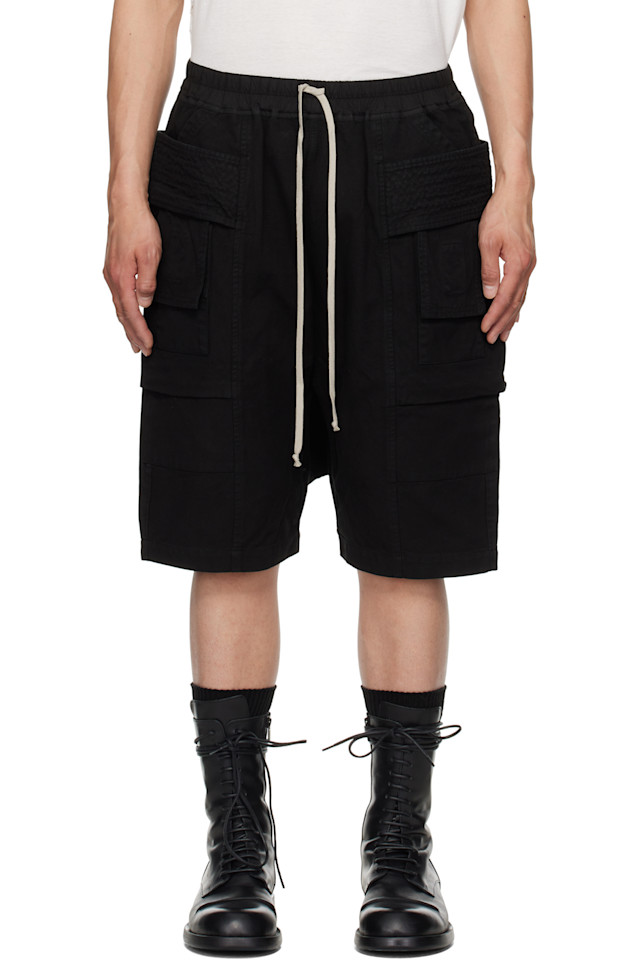 

Шорты грузовые Hollywood Creatch Cargo Pods Rick Owens Drkshdw, черный