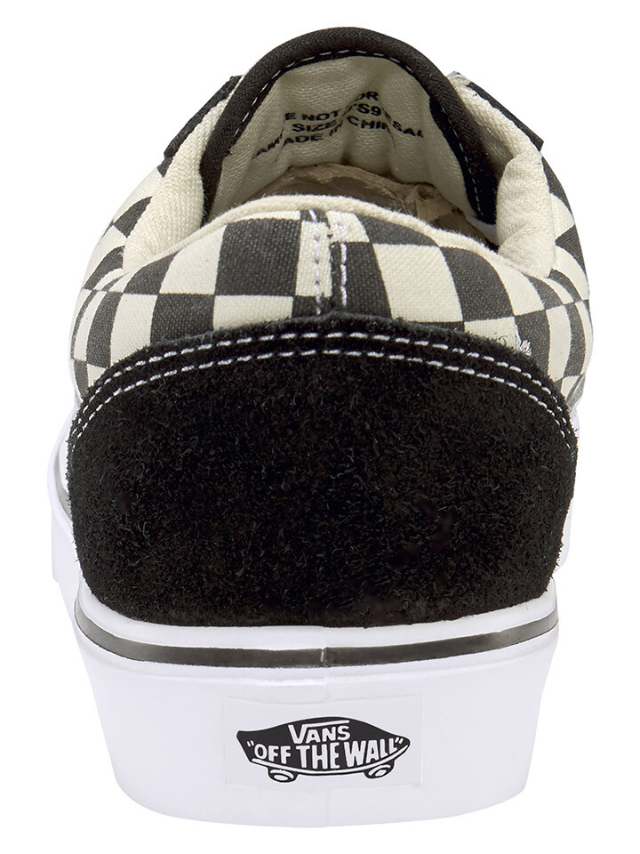 Кроссовки Vans Checkerboard Old, черный — фото 4