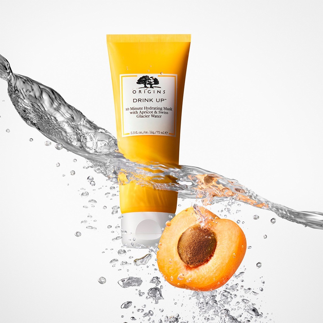 Маска для лица Origins — Drink up 10 minute hydrating mask with apricot , объем, 75 мл — фото 4