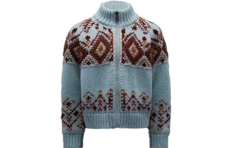 

Moncler Осень-зима 22 Джемпер синий детский
