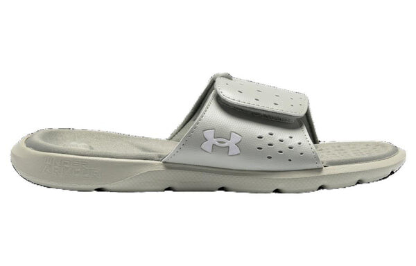 Тапочки ua ignite 7 'light grey' Under Armour, зеленый — фото 3