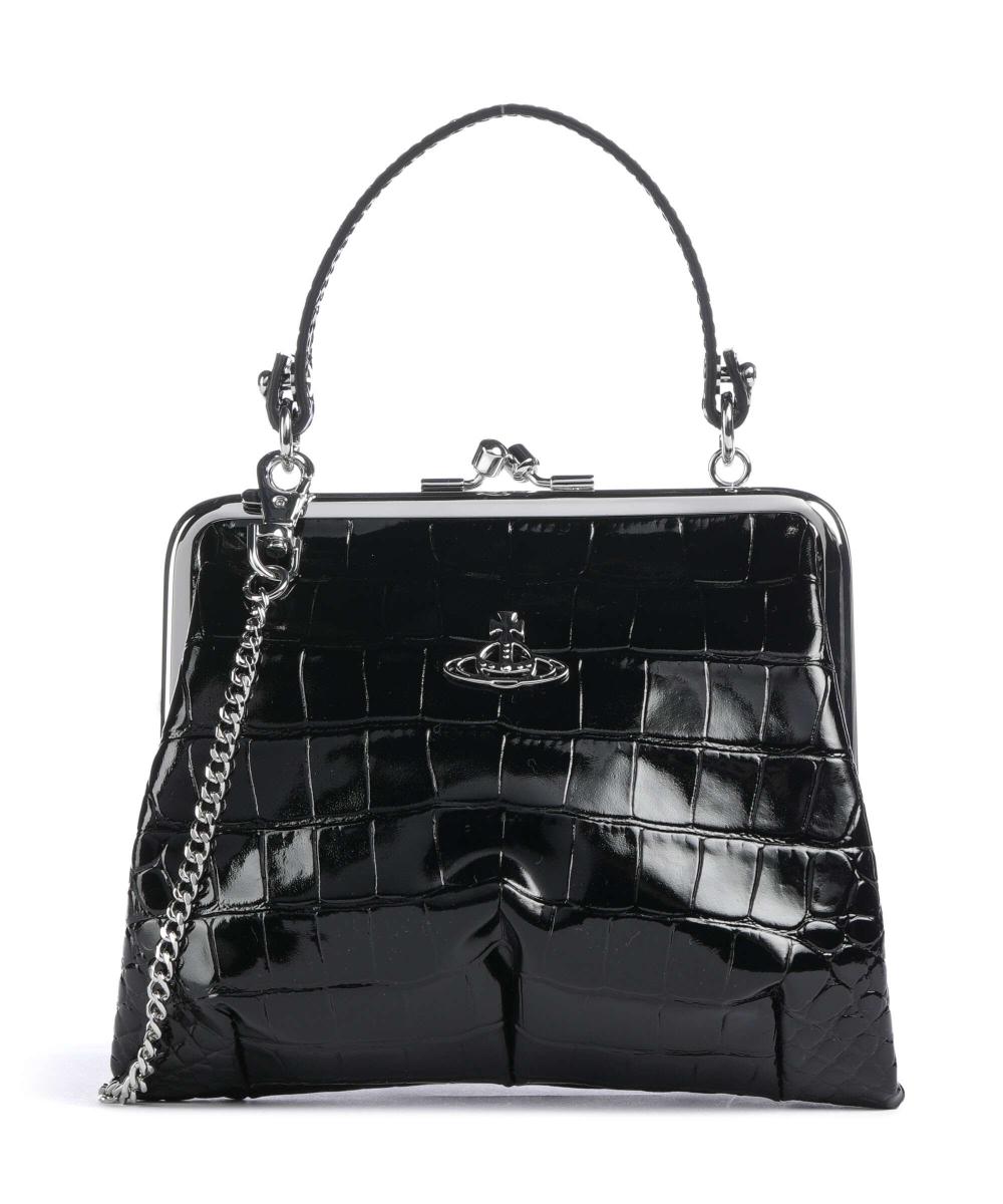 

Сумка на плечо Granny из кожи крокодила с тиснением Vivienne Westwood, черный