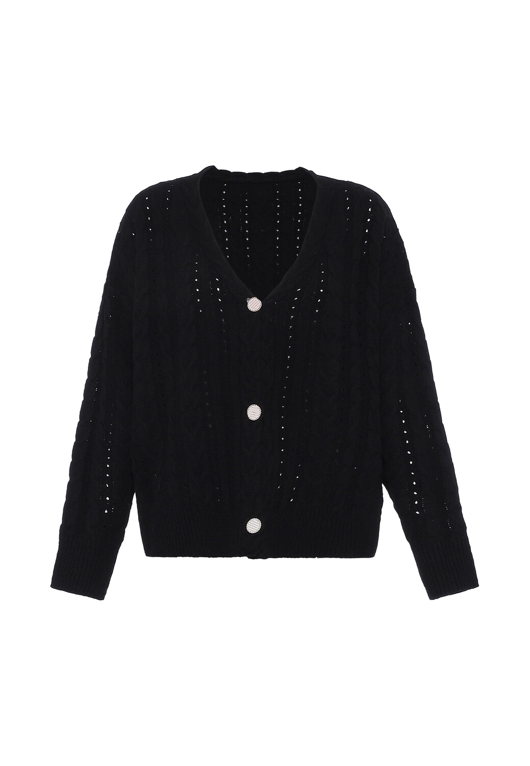 

Толстовка faina Strickjacke, черный