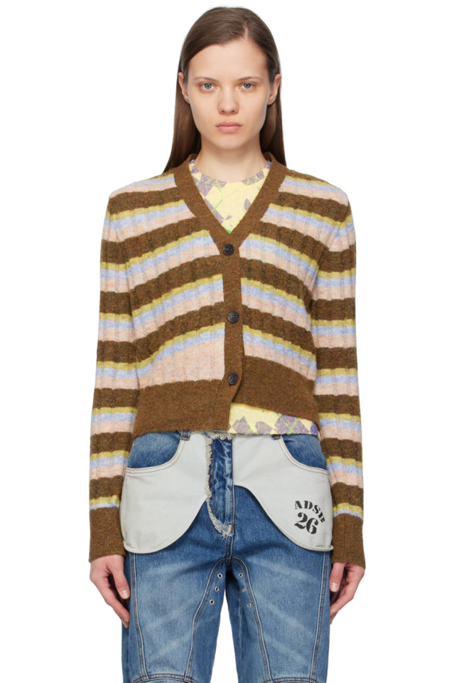 

эксклюзивный кардиган kelly цвета хаки от Ssense Andersson Bell, хаки