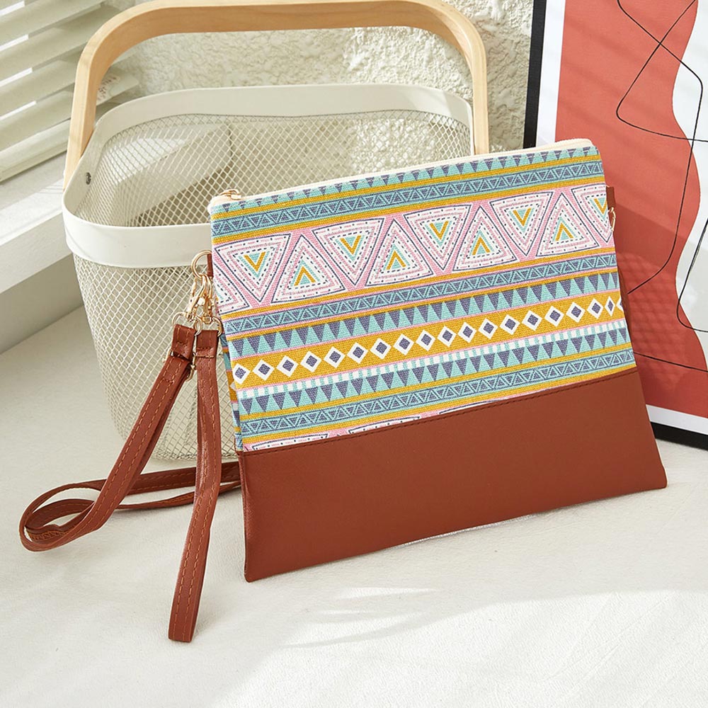 

Ацтекский мини-клатч кроссбоди FASHNZFAB, мультиколор