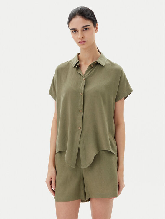 

Свободная рубашка Thea 10333794 Vero Moda, зеленый