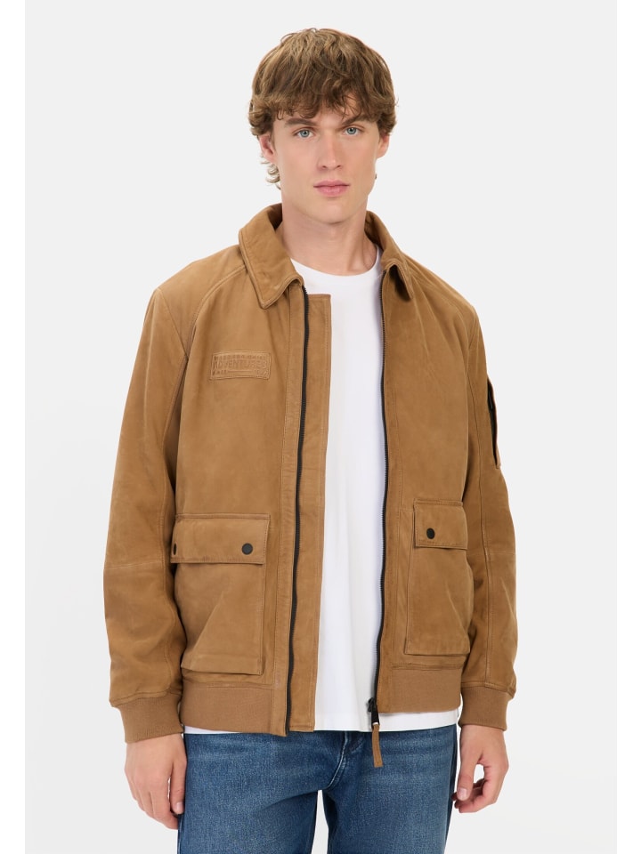 

Кожаная куртка Camel Active, коричневый