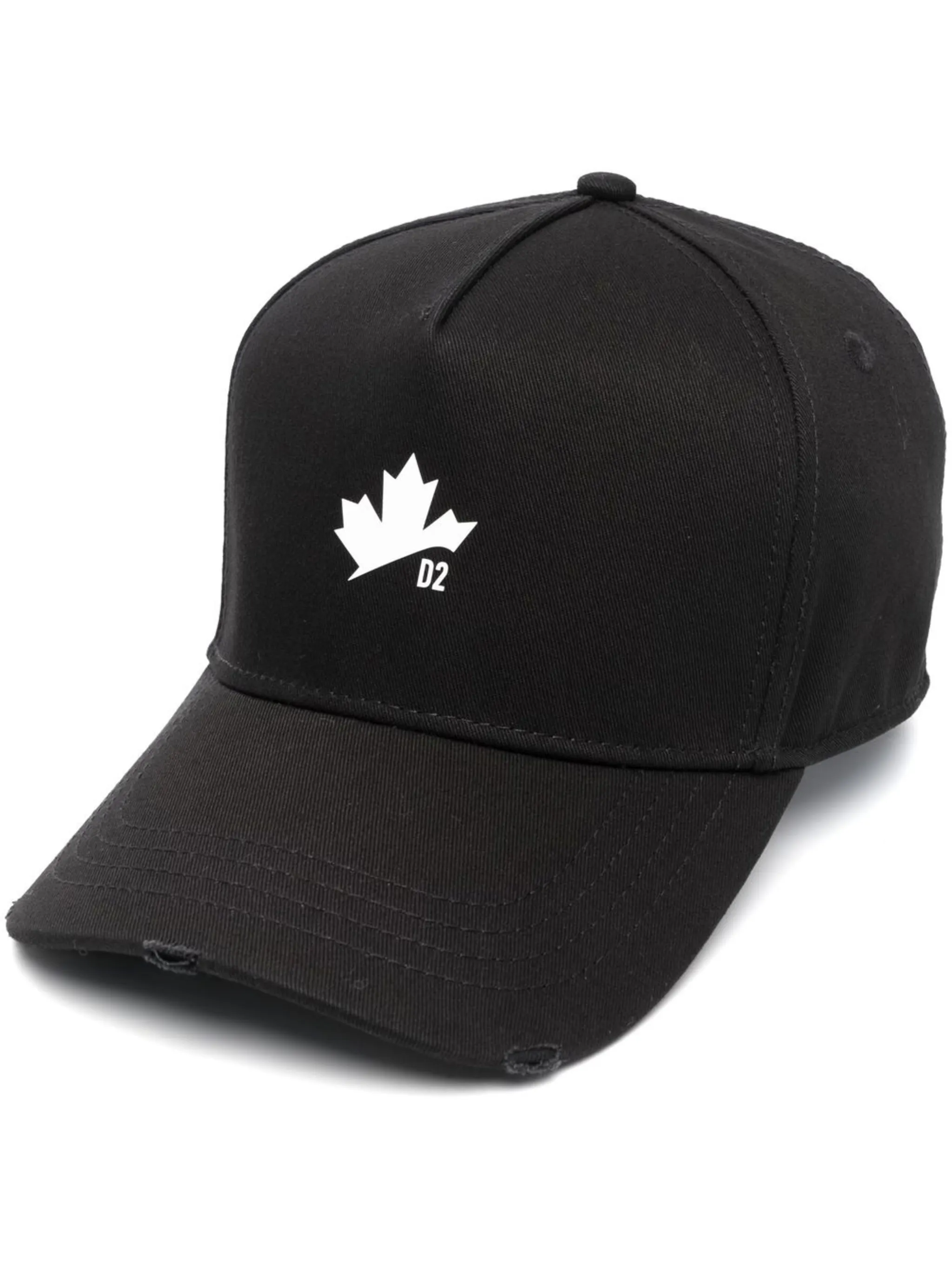 

Хлопчатобумажная шапочка с логотипом Dsquared2, черный