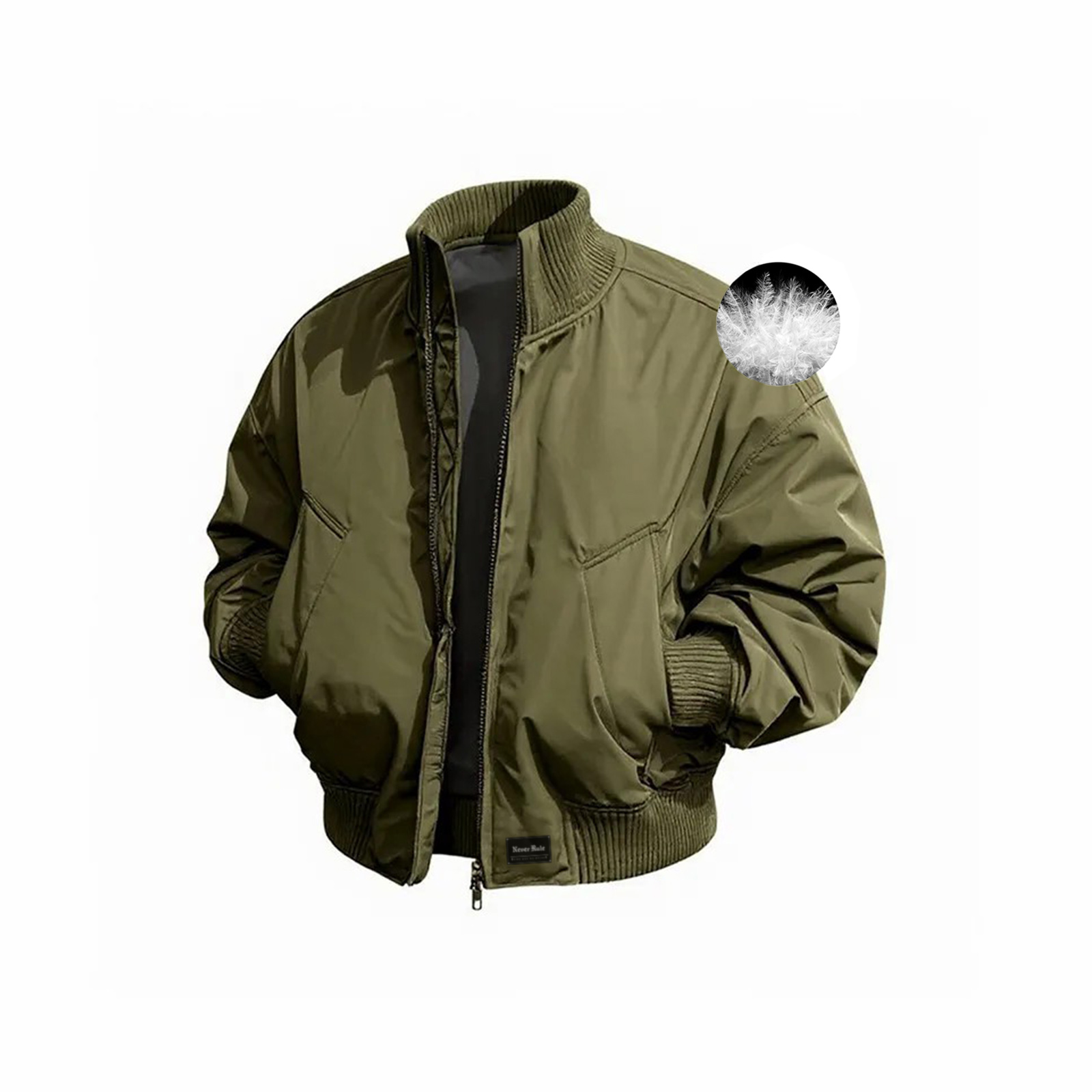 

Пуховик Women's NEVER RULE, army зеленый[90 fill power белый duck down]