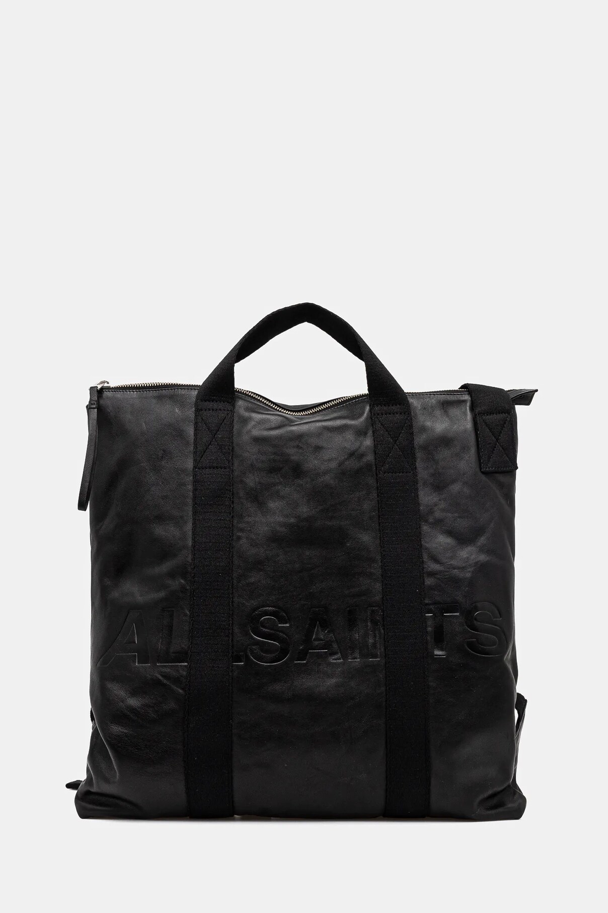

Кожаная сумка AllSaints KEI, черный