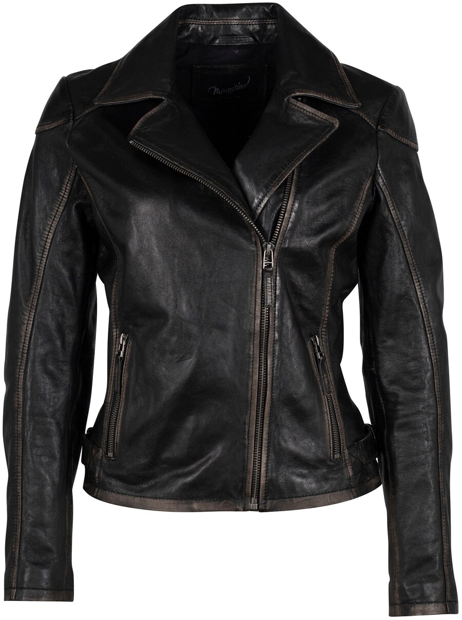 

Кожаная куртка Gipsy by Mauritius Between-Season Jacket Peggie, черный