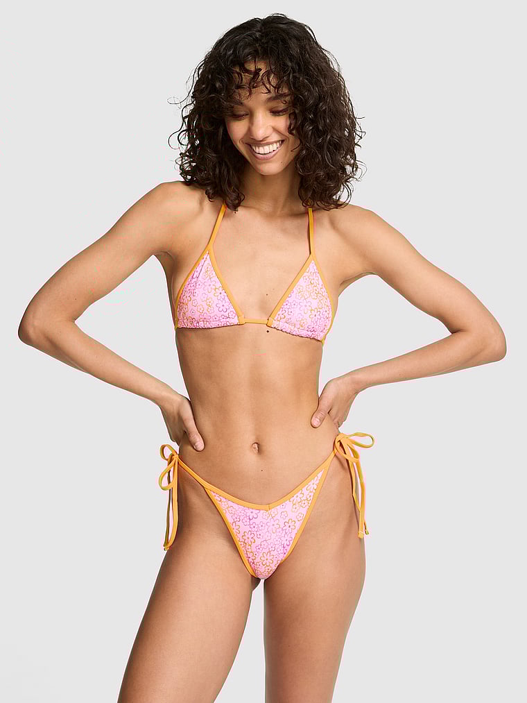 

Верх бикини Cape May Pink By Frankies Bikinis, цвет neon floral