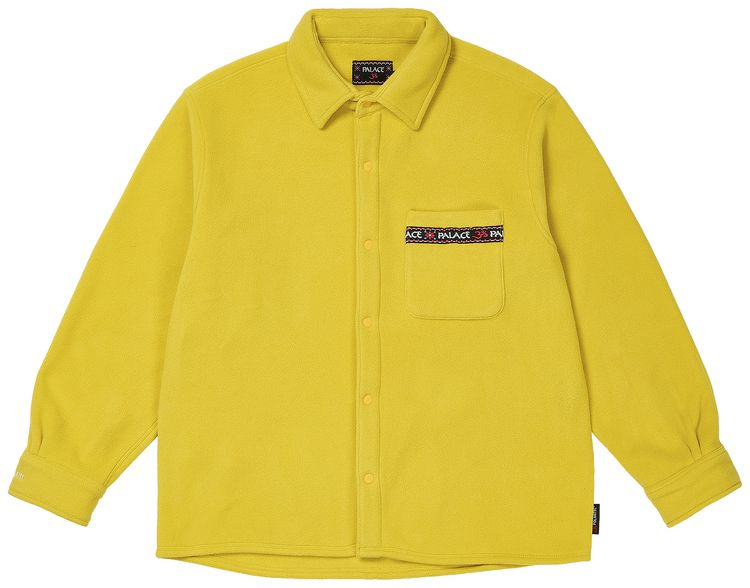 

Флисовая рубашка Palace Polartec Om цвета «шафран», желтый