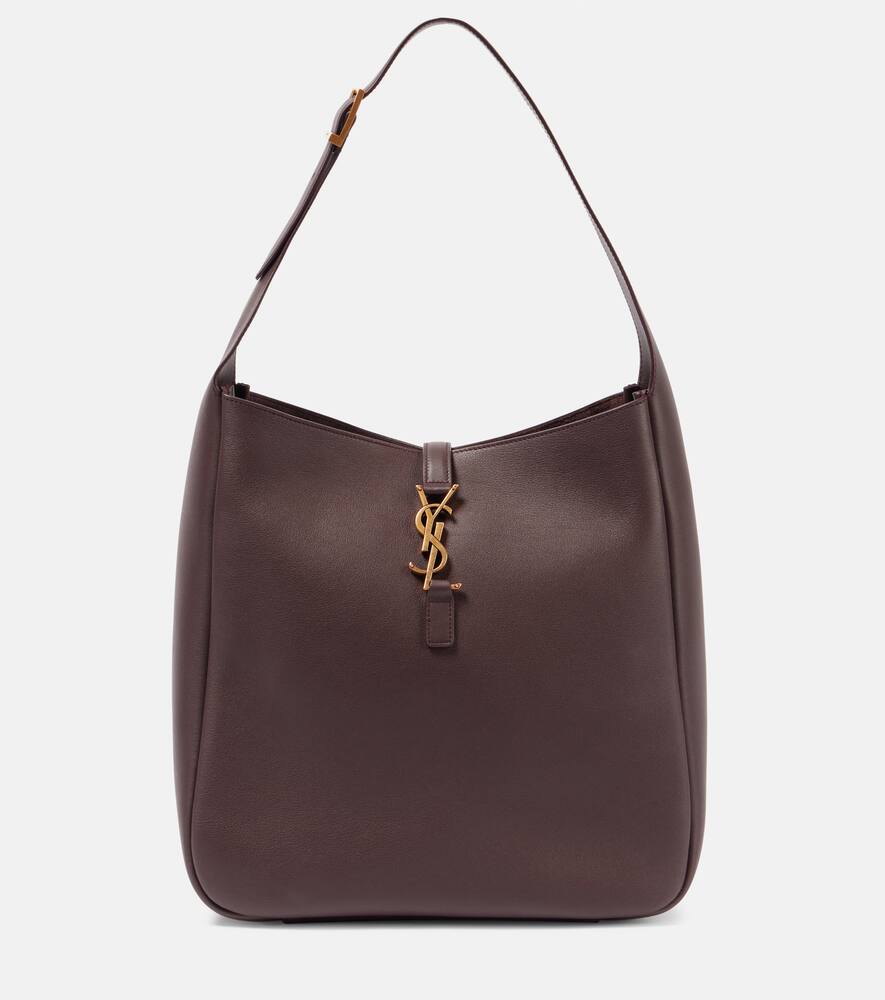 

Большая кожаная сумка через плечо Le 5 à 7 Saint Laurent, Raisin