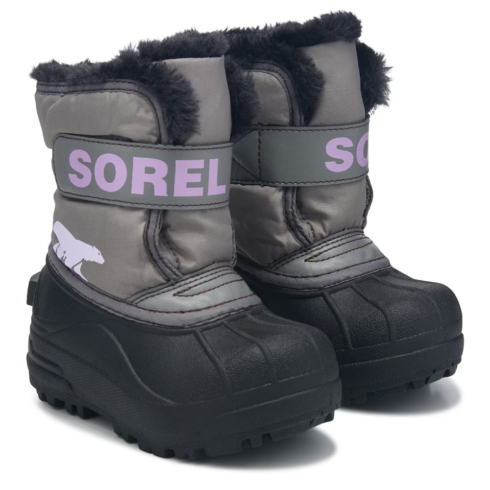 

Водонепроницаемые ботинки Snow Commander / для маленьких детей Sorel, серый