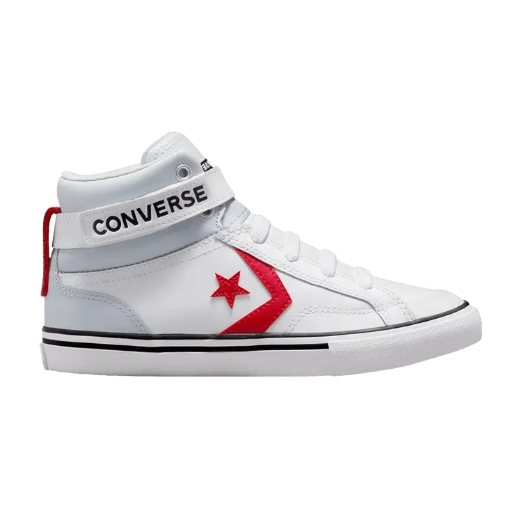 

Кроссовки Converse Pro Blaze Strap Leather EasyOn High GS Retro Sport Block, белый