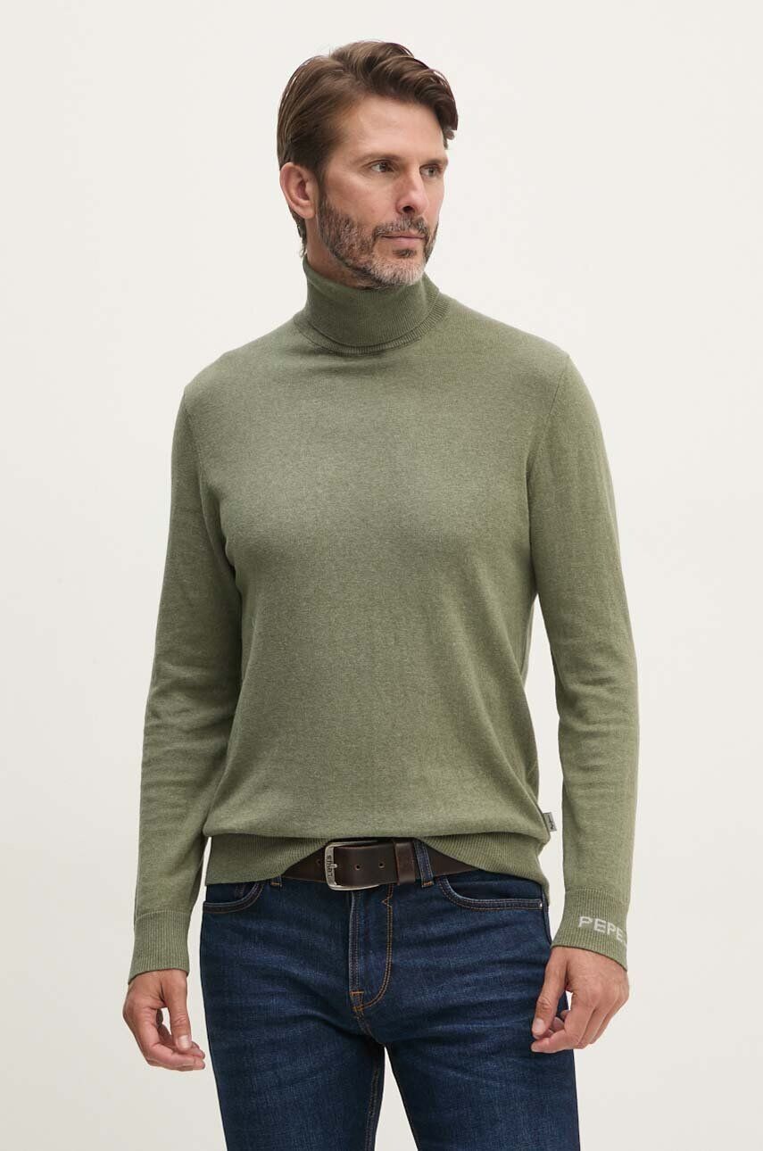 

Свитер из смесовой шерсти Pepe Jeans НОВЫЙ ANDRE TURTLE NECK, зеленый