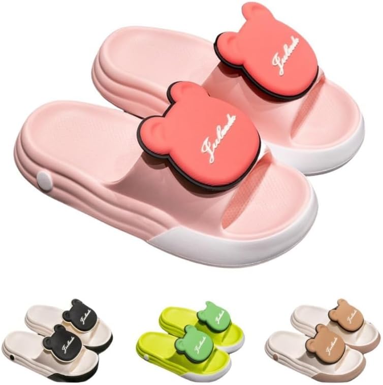 

Милые шлепанцы в виде медвежонка Albiva, розовый