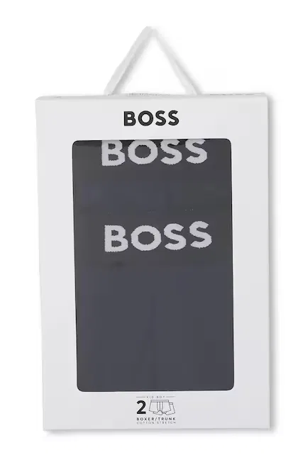 Боксеры детские 2 шт BOSS, синий — фото 3