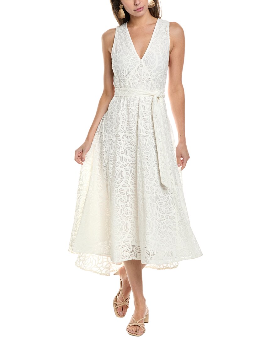 

Платье макси от Diane von Furstenberg Helene, слоновая кость