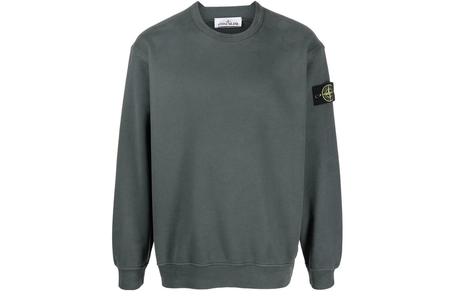 

Толстовка мужская бензинового цвета Stone Island, цвет Gasoline color