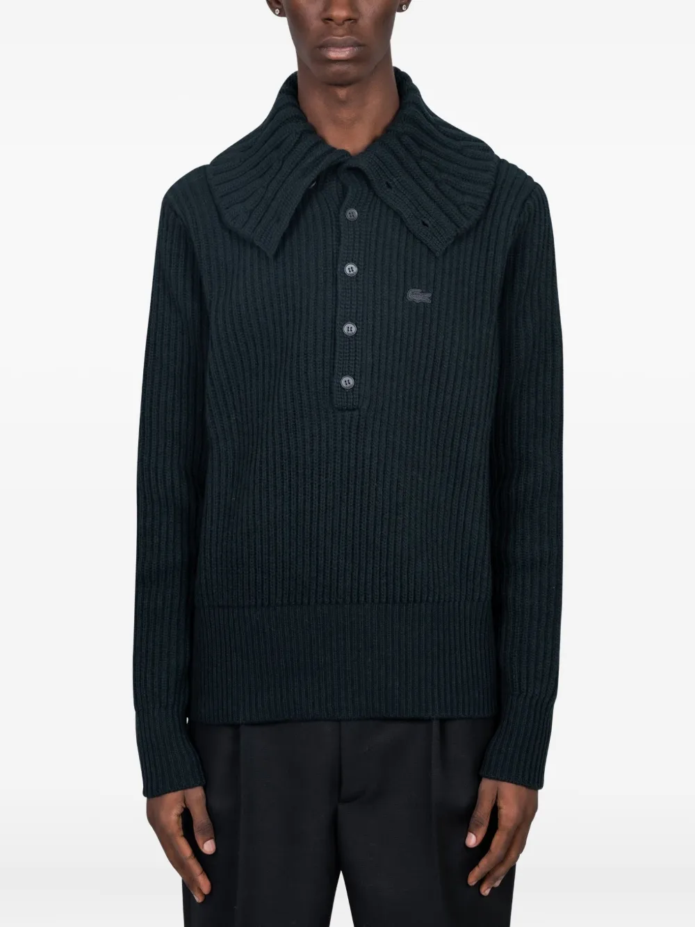 

Шерстяной свитер Lacoste, синий