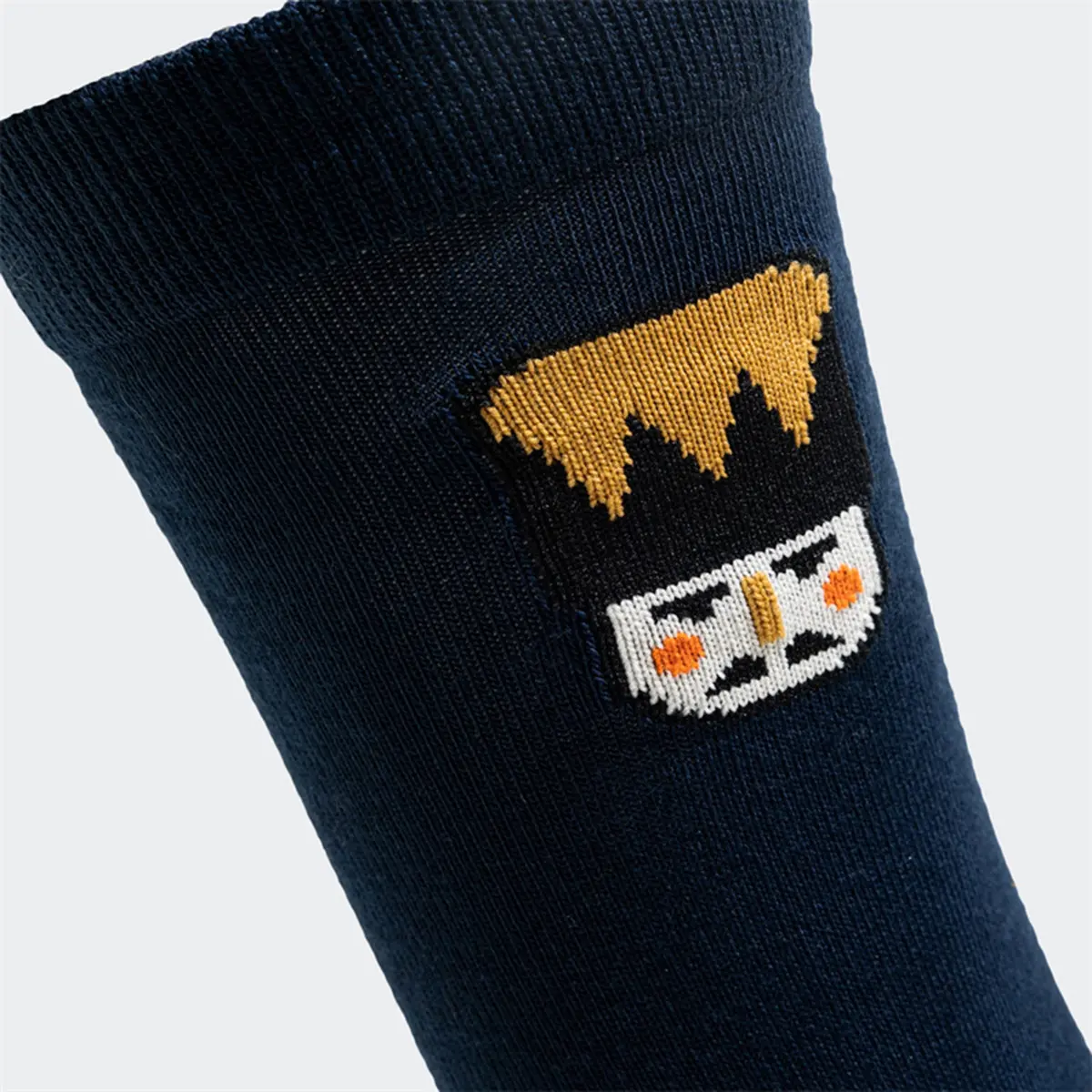 Унисекс носки до середины икры Adidas Neo, 2 пары (синий+оранжевый) — фото 2