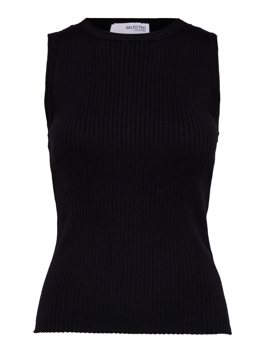 

Вязаный топ Selected Femme LYDIA, черный