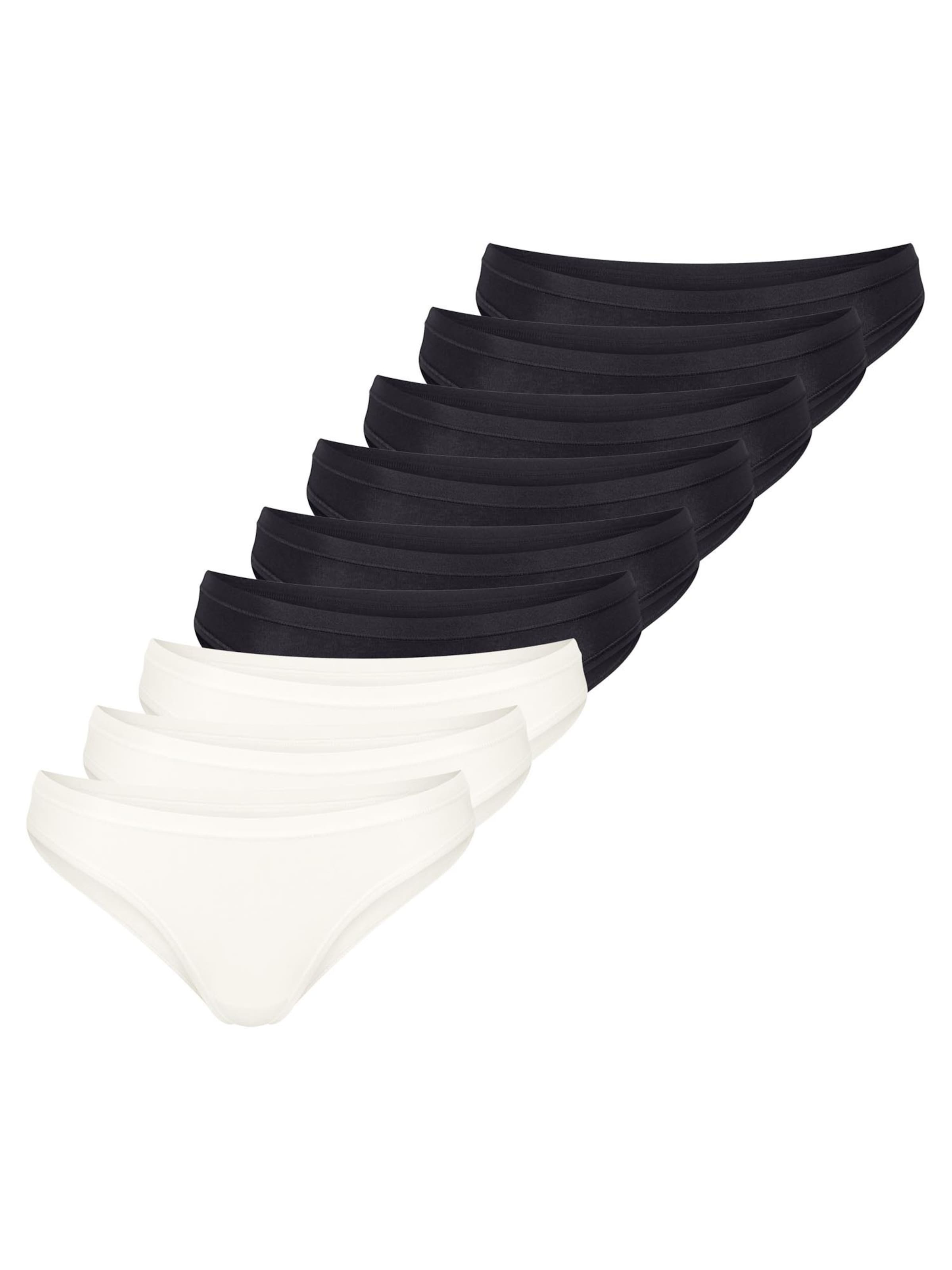 

SLOGGI Трусики 'GO Daily Cotton' в крапинку черного цвета