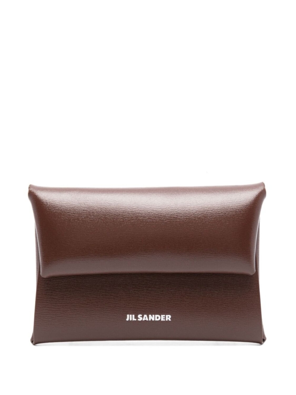 

Кожаный кошелек для монет Jil Sander, коричневый