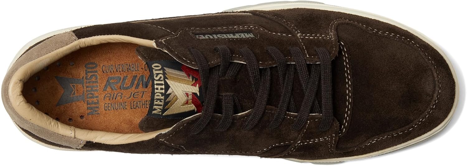 Кроссовки Mephisto Mens Marius, темно-коричневый — фото 2