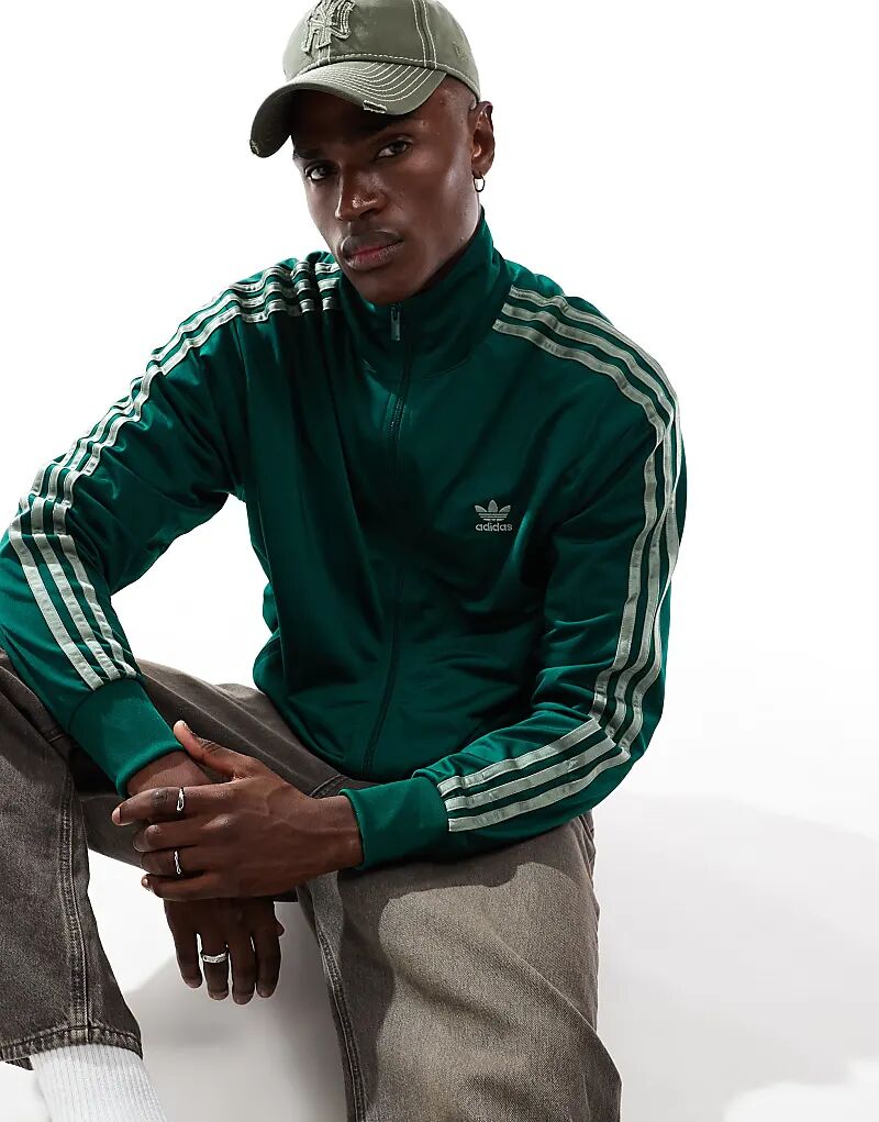 

Спортивный топ adidas Originals Firebird зеленого цвета