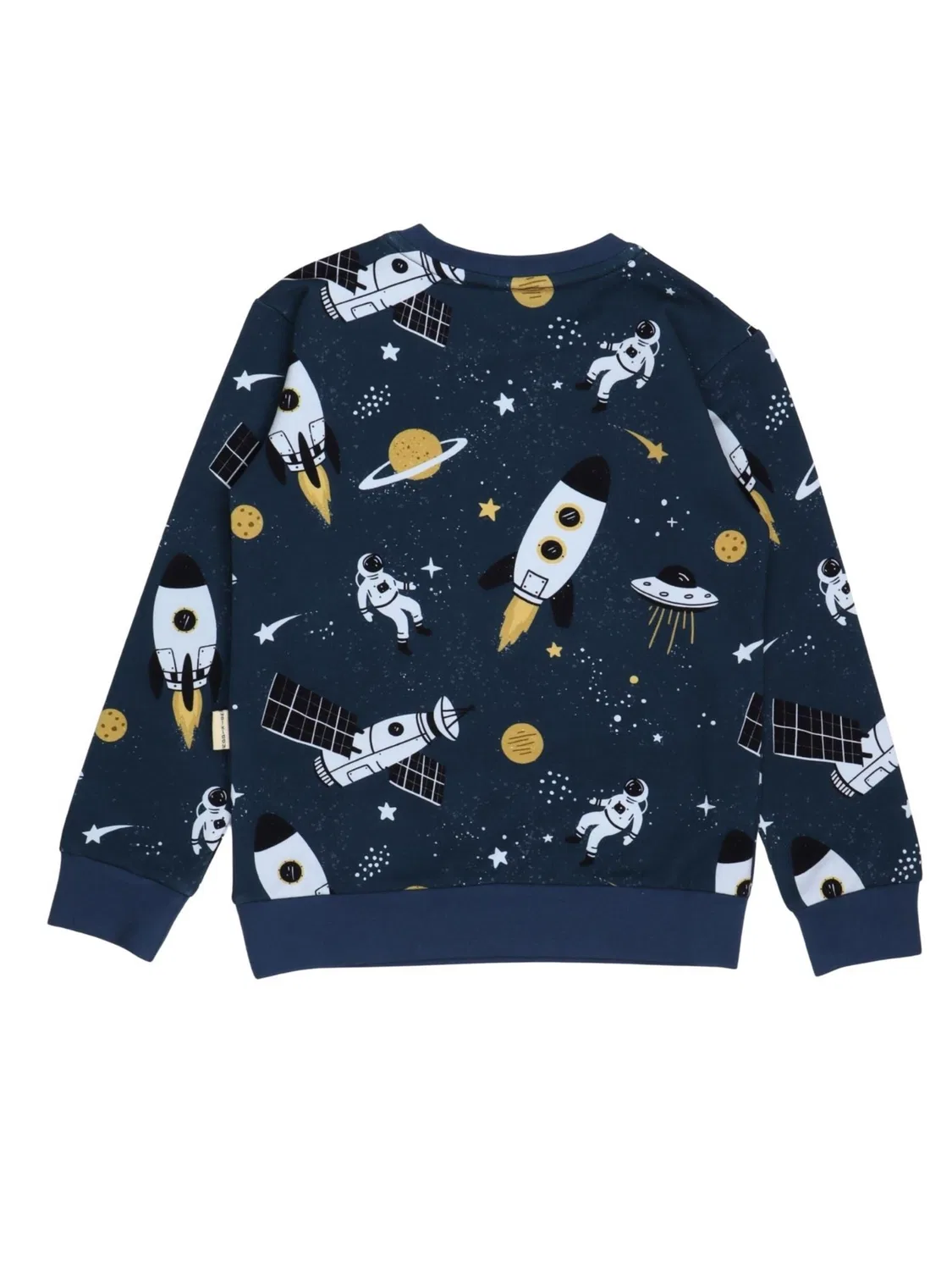 Толстовка Walkiddy Space Trip Sweatshirt темно-синего цвета — фото 2