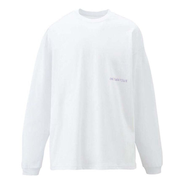 

Футболка graphic long sleeves t-shirt 'white purple' Onitsuka Tiger, белый