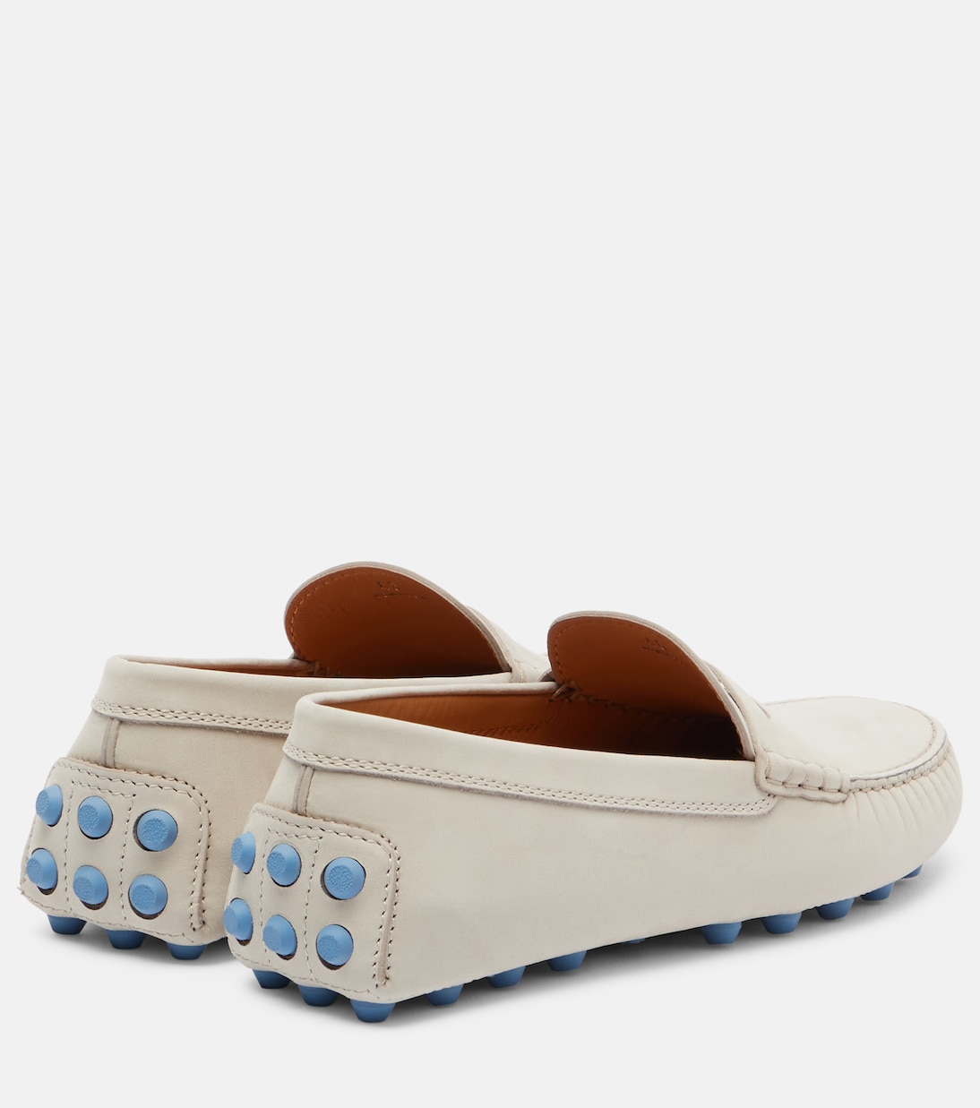 Гоммино Макро кожаные мокасины для вождения Tod's, Mastice — фото 2