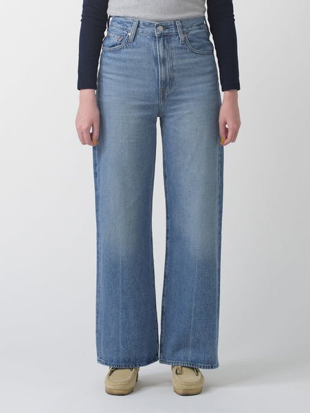 Джинсы с широкими штанинами, размер Medium, цвет индиго Levi's, Medium Indigo - Worn In
