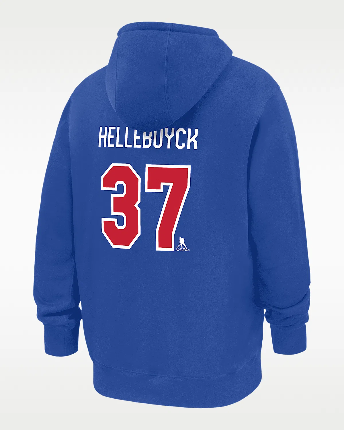 Мужская толстовка Nike Pullover Hoodie Connor Hellebuyck USA Club Fleece, Game Royal — фото 2