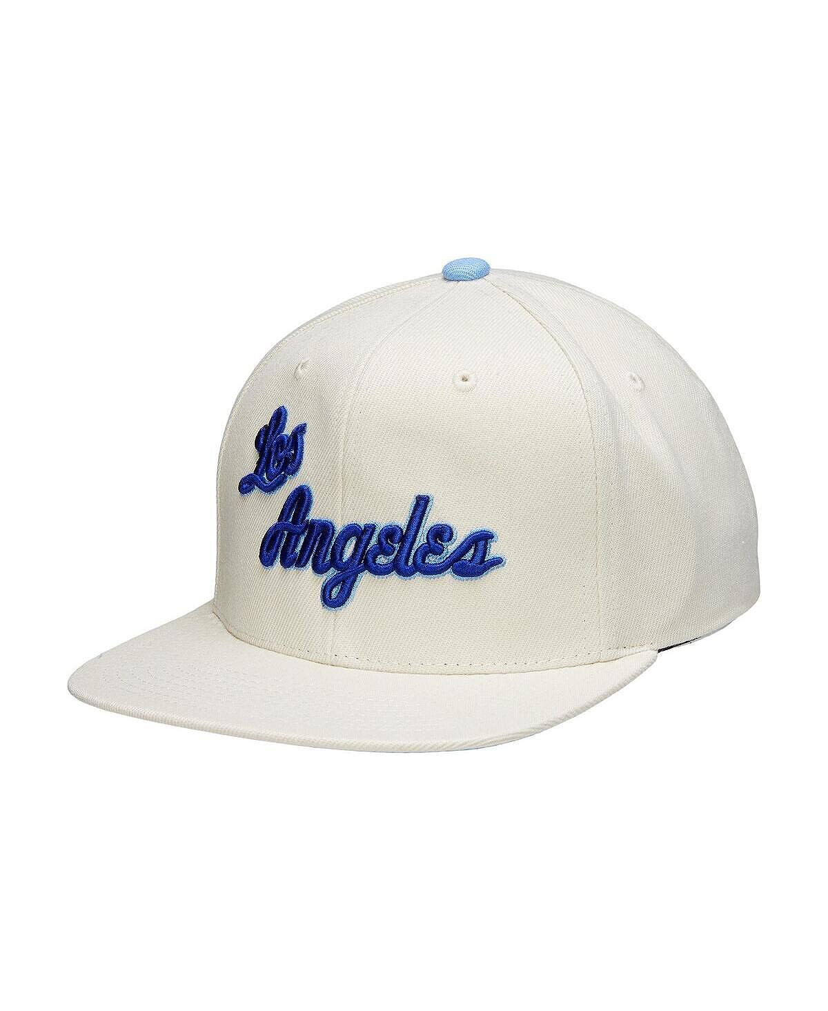 

Мужская кремовая регулируемая кепка Los Angeles Lakers Hardwood Classics Snapback Mitchell & Ness